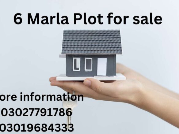 6 Marla plot for sale