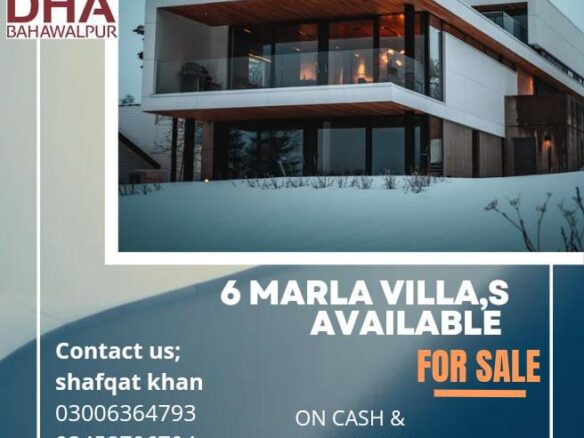 6 Marla Villas Availible For Sale In DHA Bahawalpur