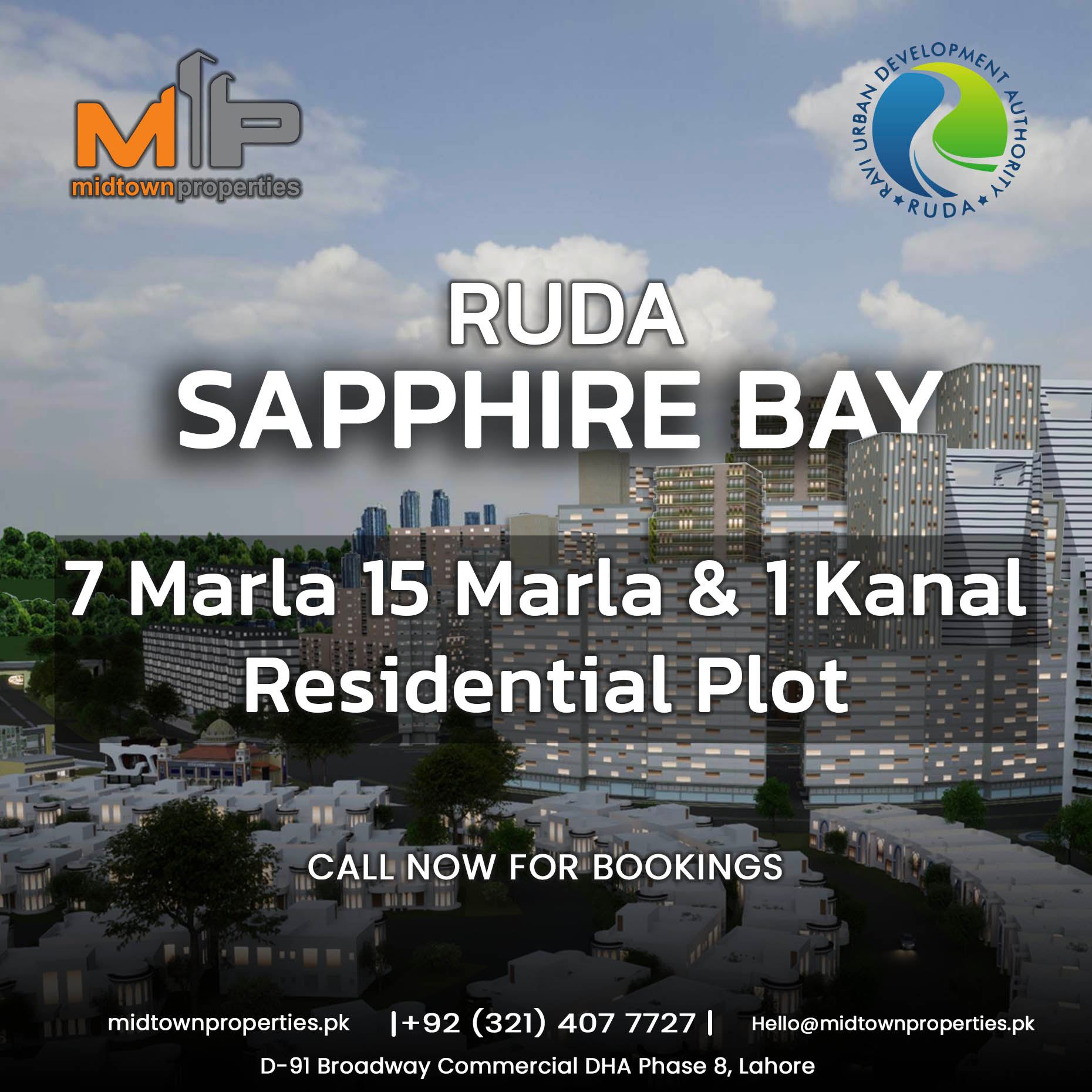 1 Kanal Residential Plot For Sale Lahore