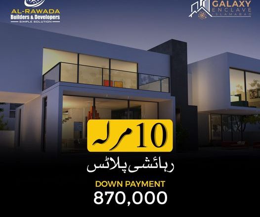 10 Marla Residential plot For Sale Galaxy Enclave Islamabad