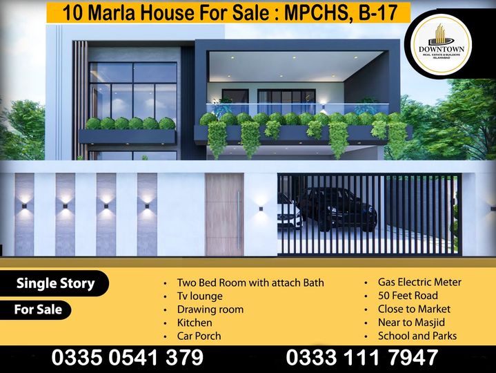 10 Marla Single Story House For Sale Multi Gardens Islamabad