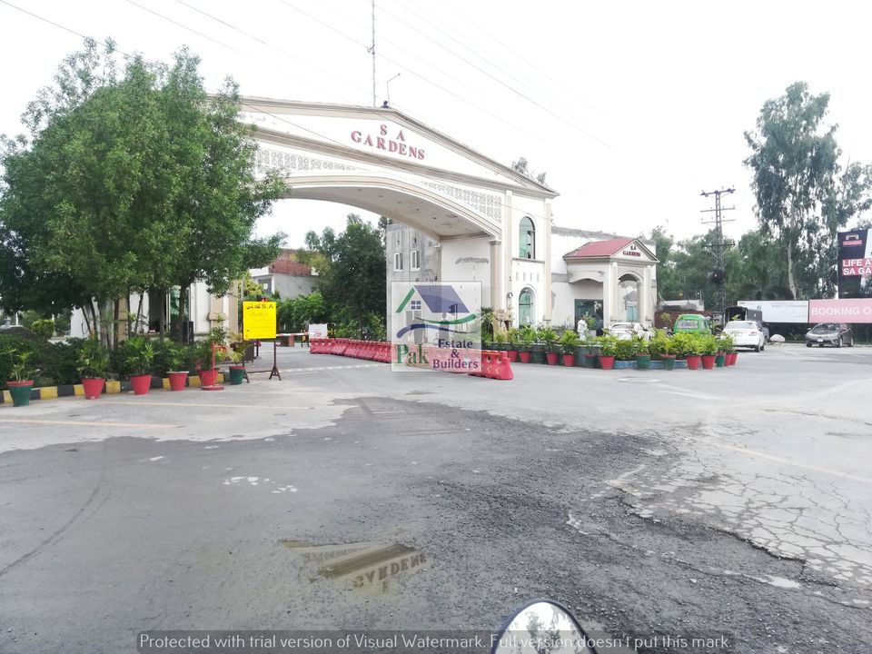 6 Marla Residential Plot For Sale SA Gardens Lahore