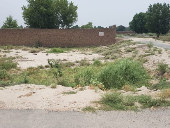 11 Marla Coner Plot For Sale Tariq Gardan Khanpur