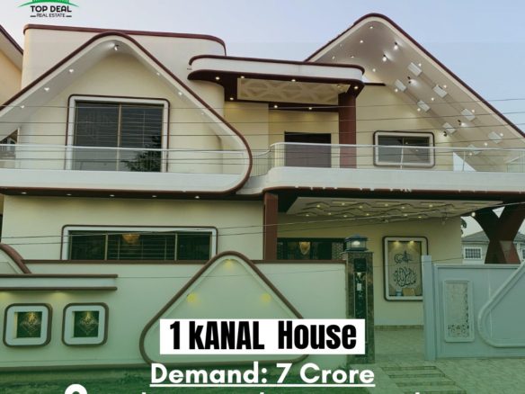1 Kanal Double Storey House For Sale Garden Town Gujranwala