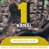 1 Kanal REsidential Plot For Sale DHA BORCHARD Rawalpindi