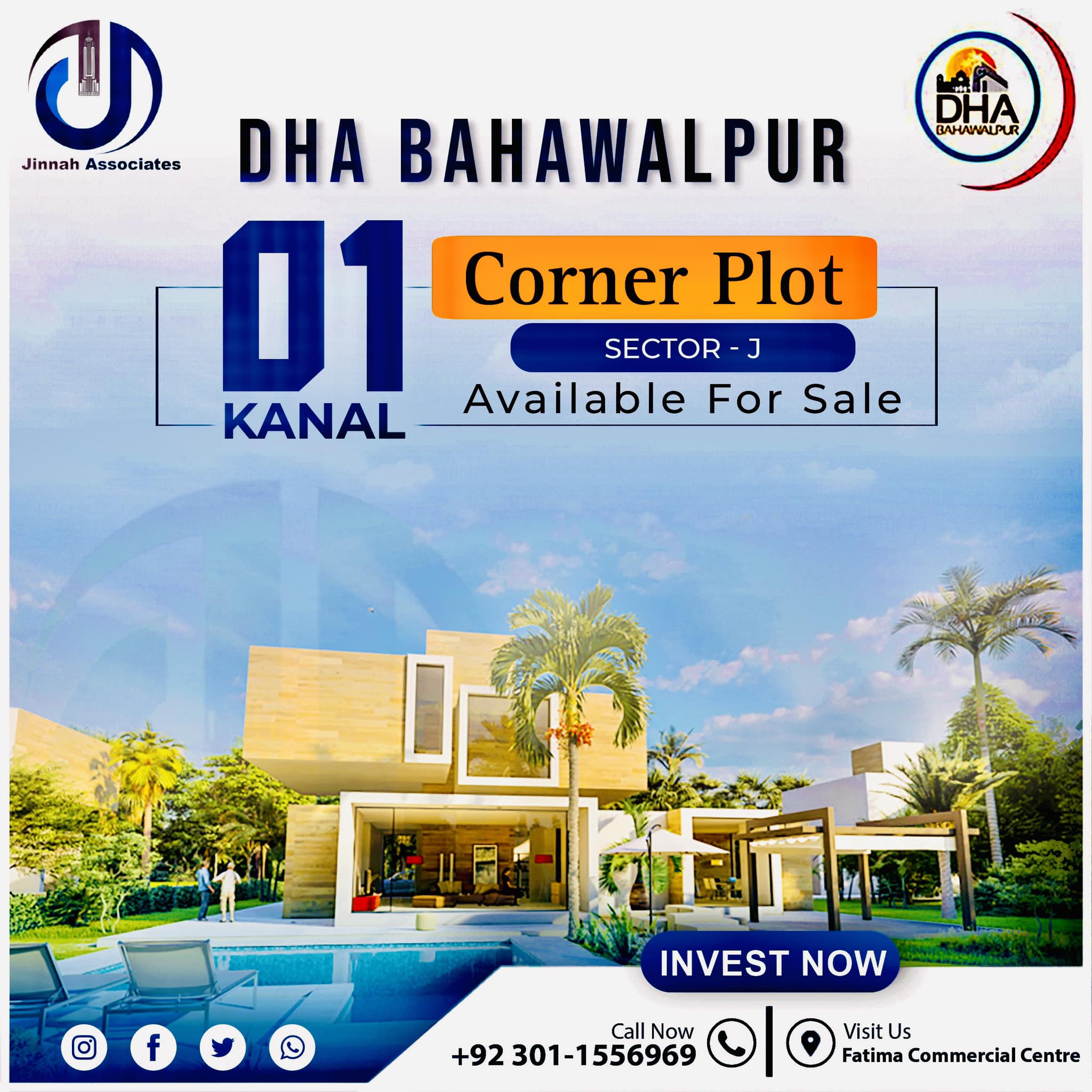 1 Kanal Residential Plot For Sale In DHA, Bahawalpur