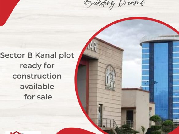 1 Kanal Residential Plot For Sale DHA Peshawar