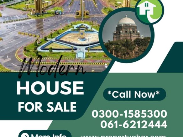 10 Marla Double Story House For Sale In DHA, Multan