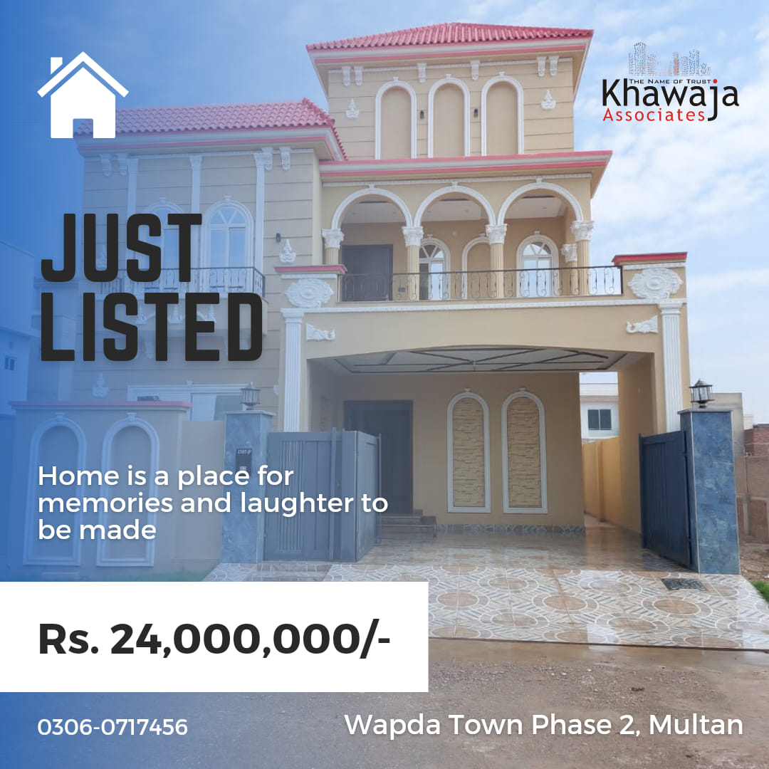 10 Marla Double Story House For Sale In Wapda Town Multan