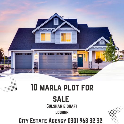 10 Marla Residential Plot For Sale Gulshan E Shafi Lodhran