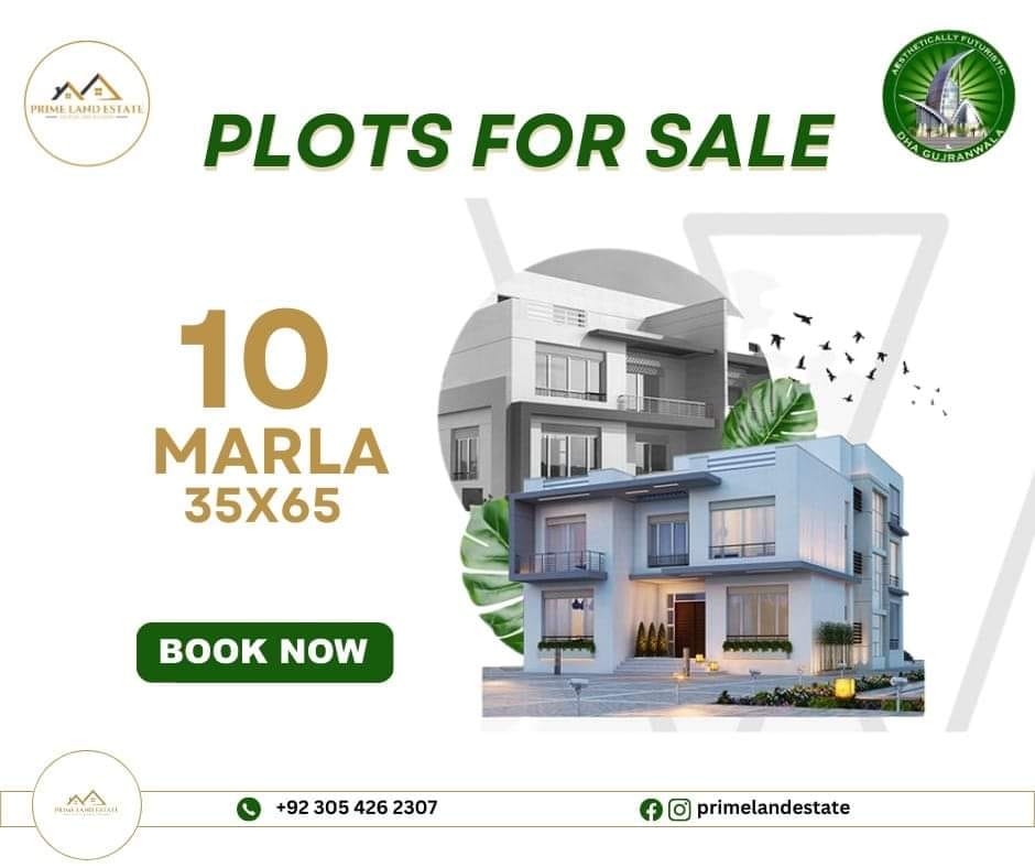 10 Marla Residential Plot For Sale In DHA Gujranwala