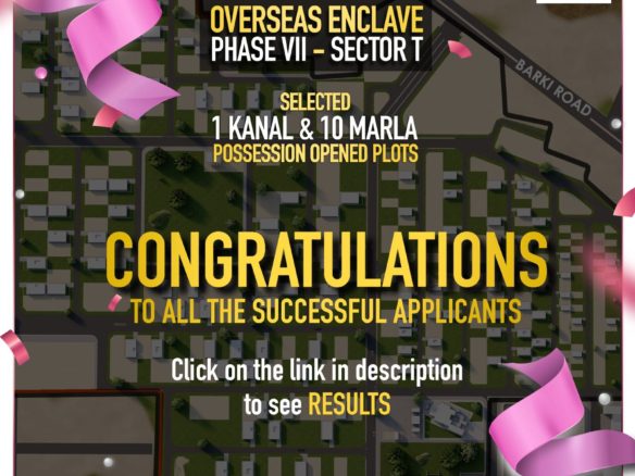 10 Marla Residential Plot For Sale In Sector T Lahore