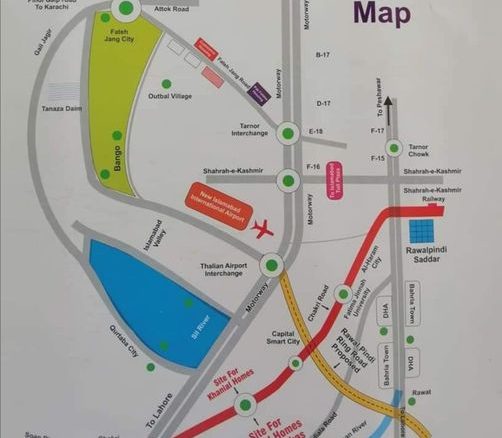 10 Marla Residential Plot For Sale Khanial Homes Rawalpindi