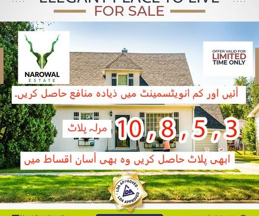10 Marla Residential Plot For Sale Twin Tower Lahore