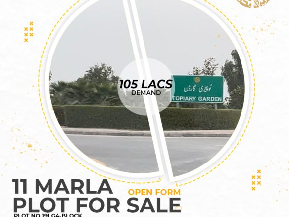 11 Marla Residential Plot For Sale Bahria Orchard Lahore