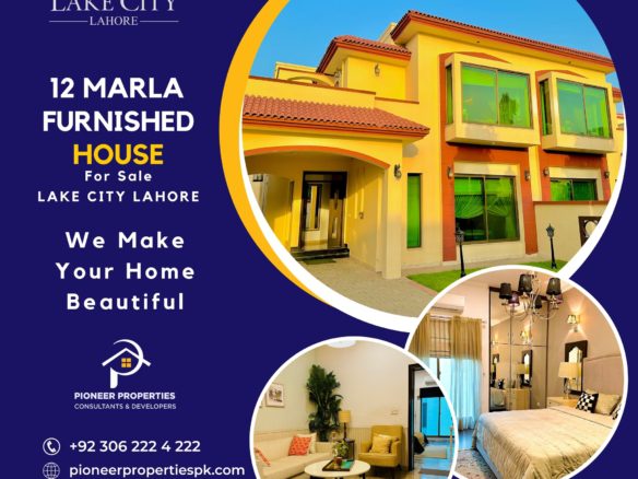 12 Marla Luxury Designer House For Sale Lake City Lahore