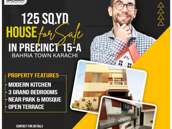 125sqyd House For Sale Bahria Town Karachi