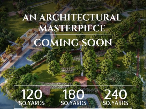 180 Sq Yards Residential plot For Sale DHA City Karachi