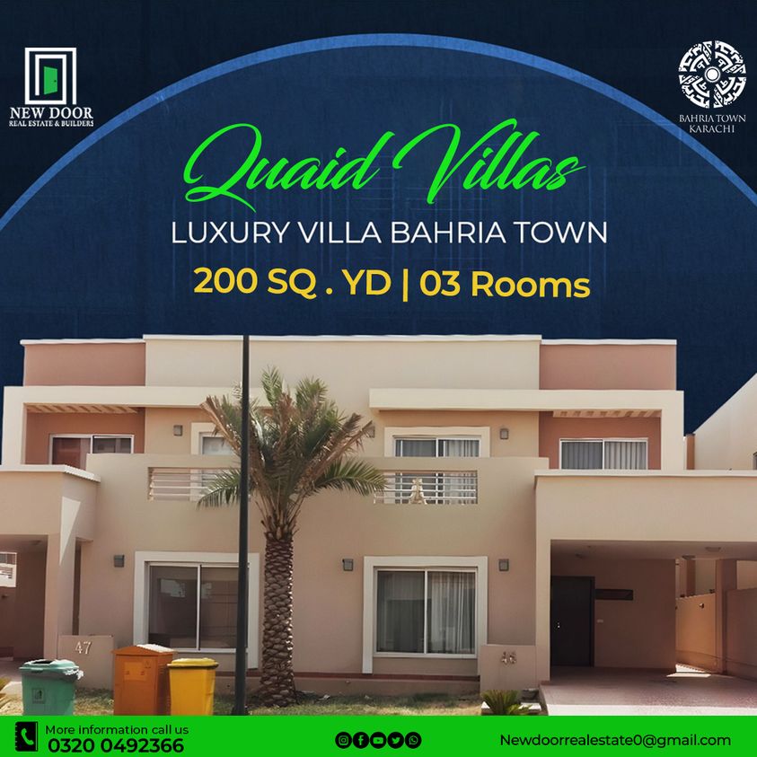 200 sq yards Luxury Villa For Sale Bahria Town Karachi