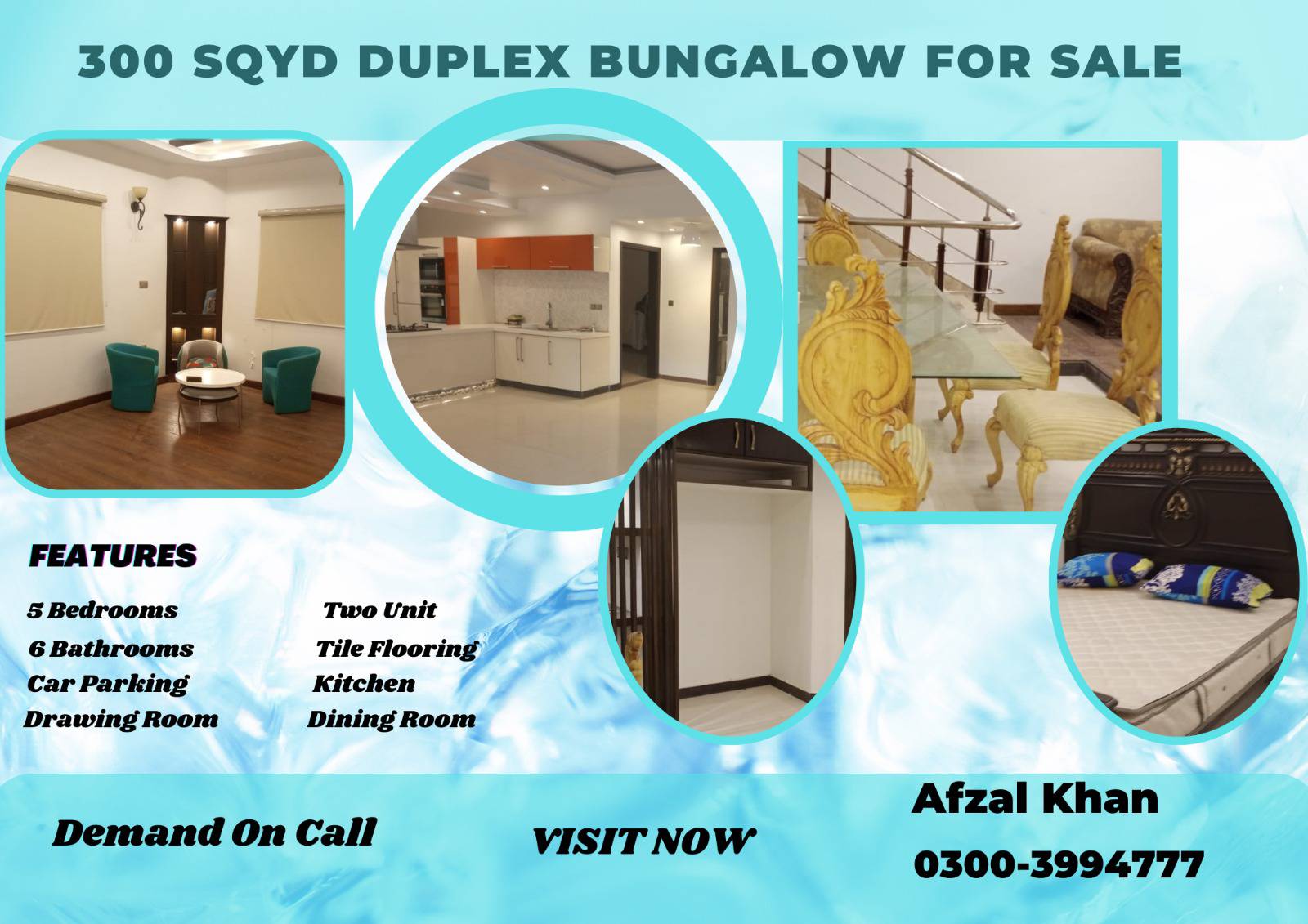 300 SQYD Desinger Bunglow For Sale DHA Karachi