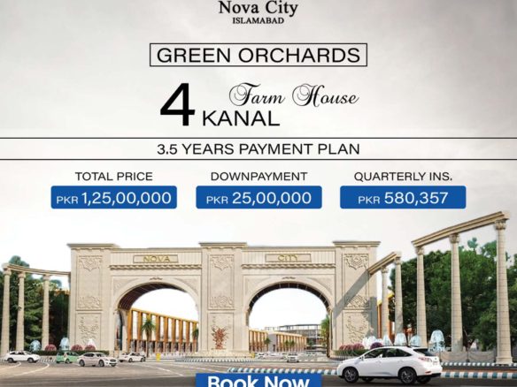 4 Kanal Residential Plot For Sale Nova City Islamabad
