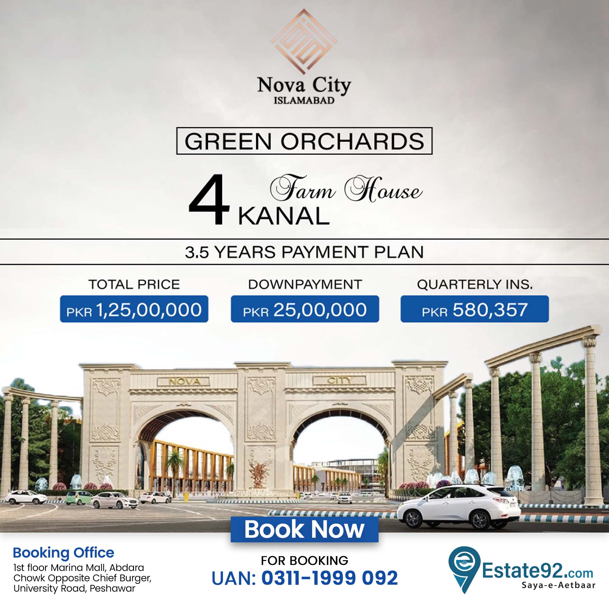 4 Kanal Residential Plot For Sale Nova City Islamabad