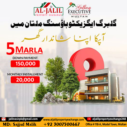5 Marla Residential Plot For Sale Gulbarg Housing Multan