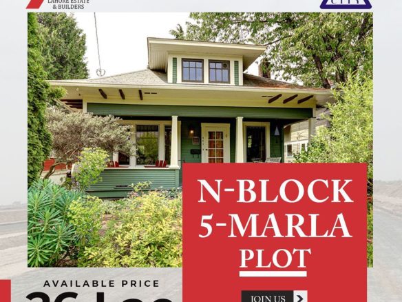 5 Marla Residential Plot For Sale LDA City Lahore