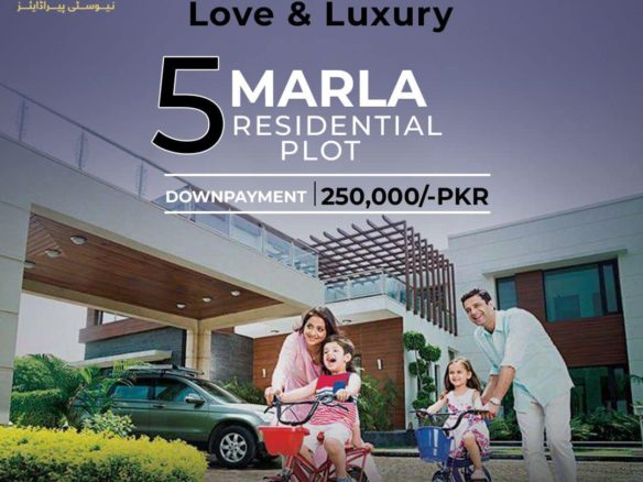 5 Marla Residential Plot For Sale New City Paradise Wahcantt
