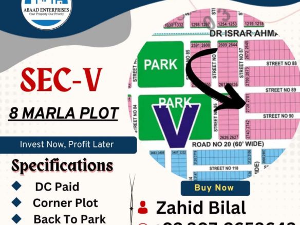 8 Marla Residential Plot For Sale In Mps Road, Multan