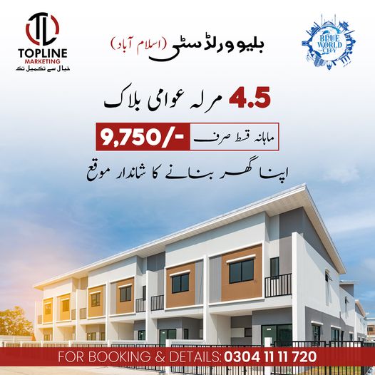 Residential Plot For Sale Blue World City Islamabad