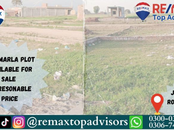 Residential Plot For Sale In Jindriya Road Gujranwala