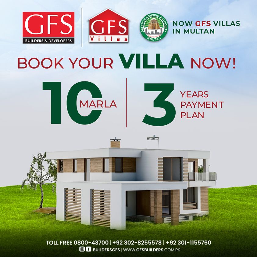 10 Marla Residential Plot For Sale In Gfs Villas Multan