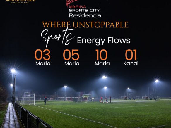 10 Marla Residential Plot For Sale Marina Sports City Lahore