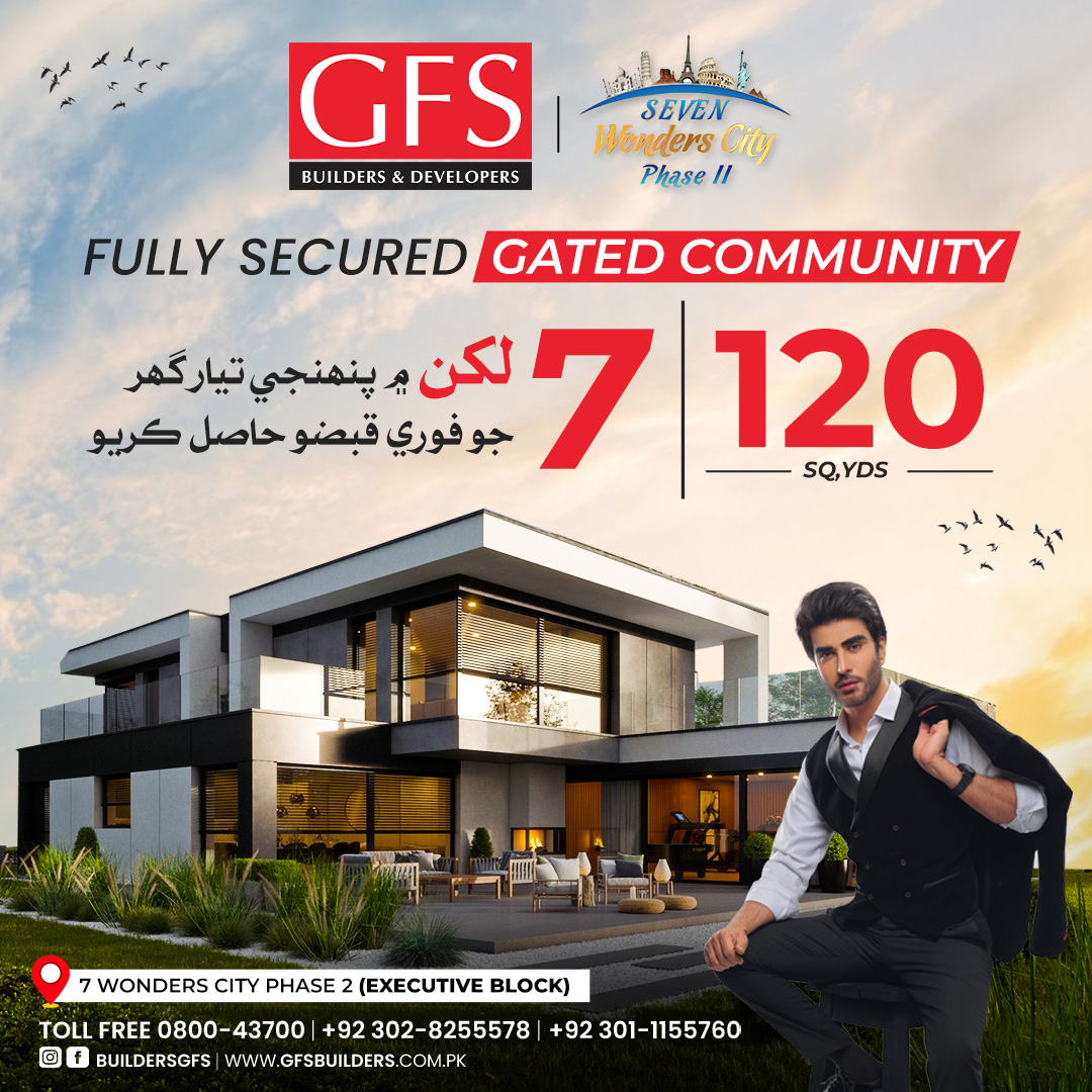 120 Sq Yds Double Story House Sale In 7 Wonders City Karachi