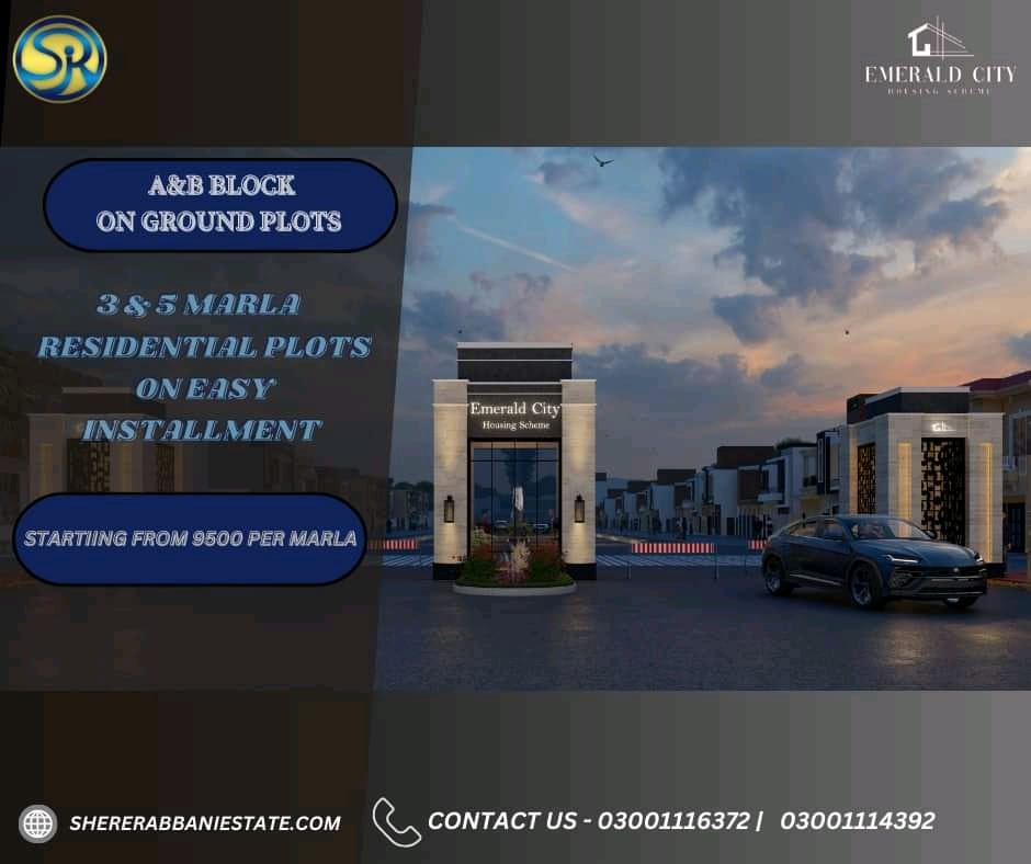 3 Marla Residential Plot For Sale City Housing Scheme Lahore