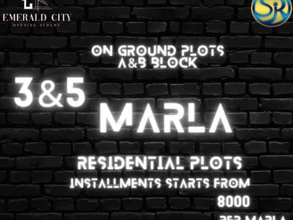 3 Marla Residential Plot For Sale Emerald City Lahore