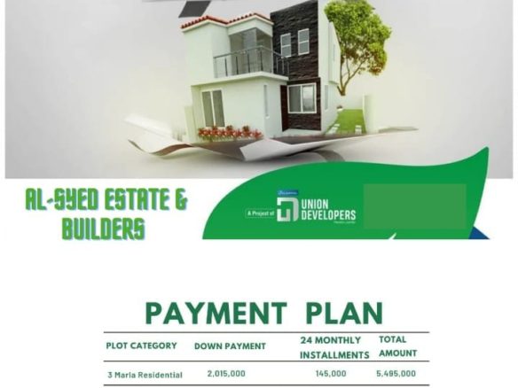 Commercial Plot For Sale Union Greens Lahore