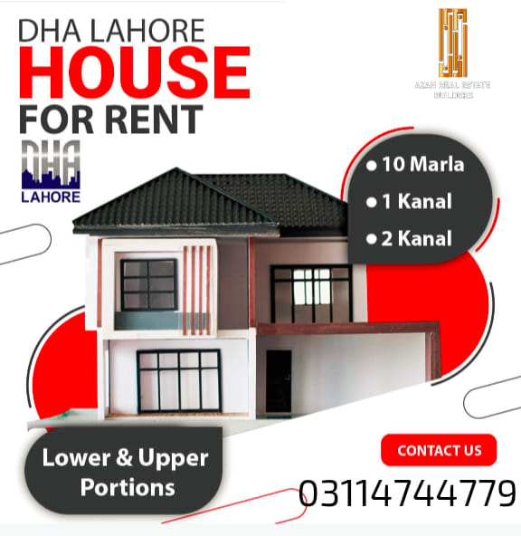 1 Kanal House For Rent DHA Lahore