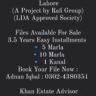 1 Kanal Plot For Sale Green Palms Lahore