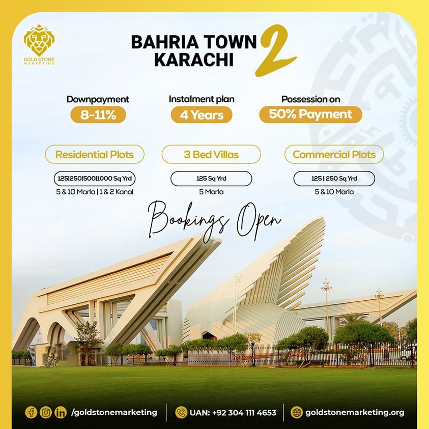 10 Marla Commercial Plot For Sale Bahria Town Karach