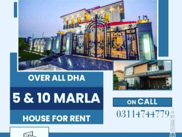 10 Marla House For Rent DHA Lahore