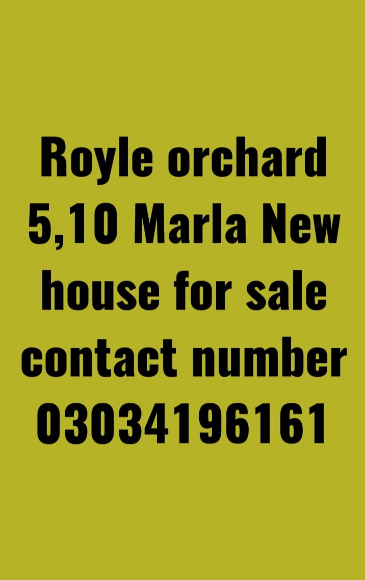 10 Marla House For Sale Royal Orchard Multan