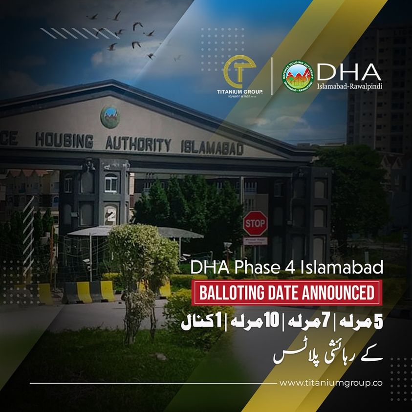 10 Marla Plot For Sale DHA Phase 4 Islamabad