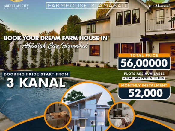 3 Kanal Plot For Sale Abdullah City Islamabad