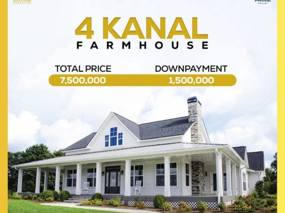 4 Kanal Farm House For Sale Prime Valley Islamabad