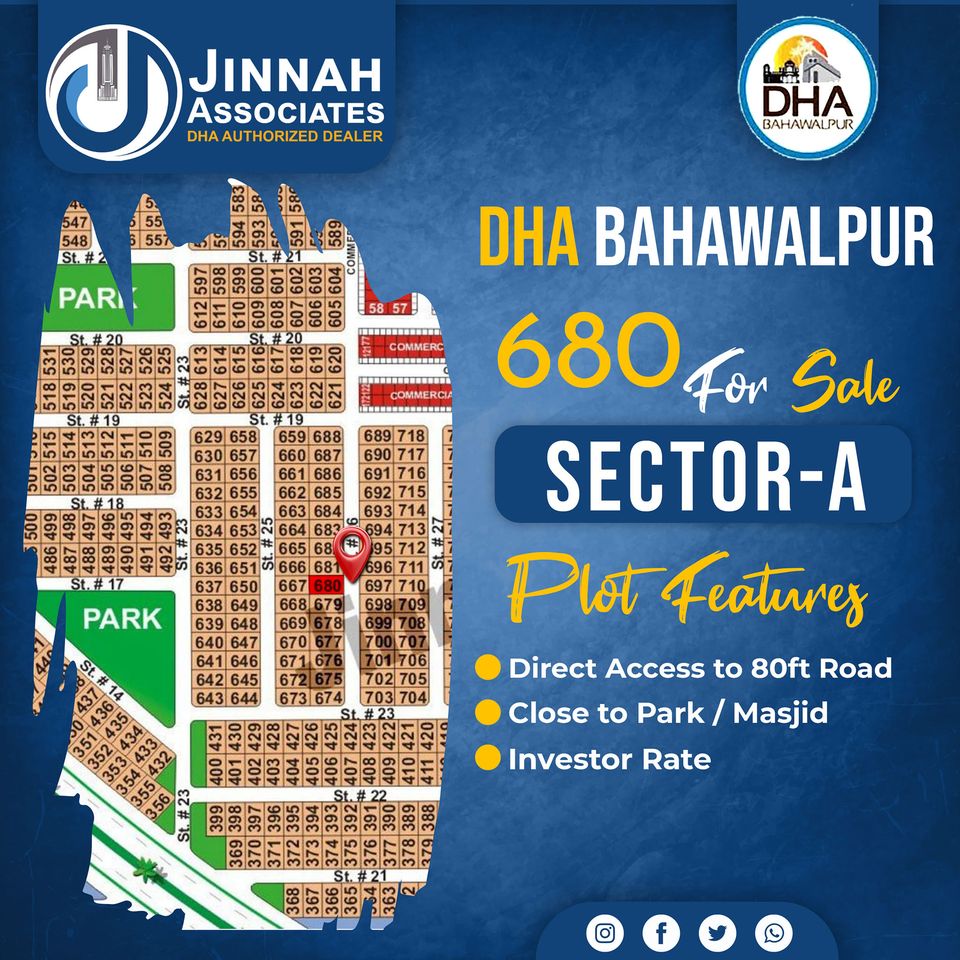 5 Marla Plot For Sale Phase 1 DHA Bahawalpur