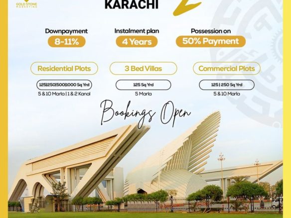 5 Marla Residential Plot For Sale Bahria Town Karachi