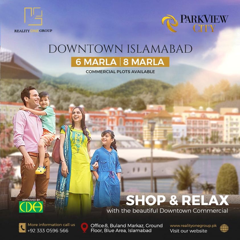 6 Marla Commercial Plot For Sale Down Town Islamabad