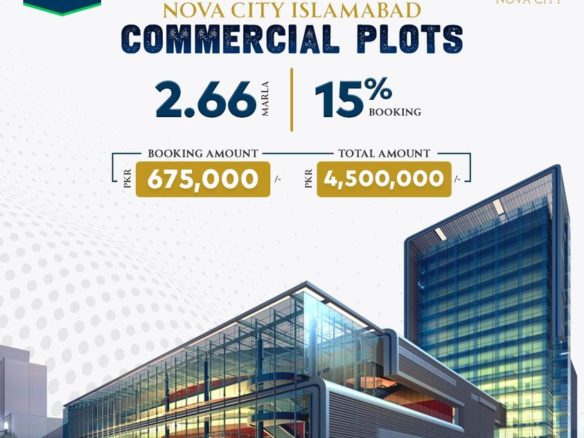 Commercial Plot For Sale Nova City Islamabad